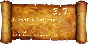 Buczák Tácia névjegykártya